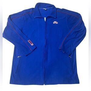 Nike Air Revolution Blue and Red Vintage Full Zip Track Jacket